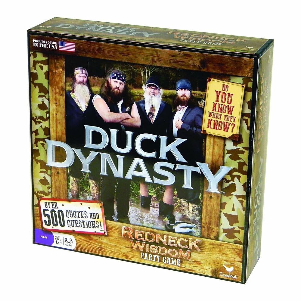 Duck Dynasty - Redneck Wisdom Family Party Game (A&E, Cardinal, 2013) Unopened